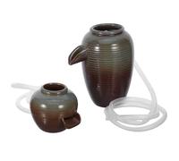 RORPOIR 2 Pezzi Vasi Decorativi con Fontana da per Cortili e Estivi con Ricircolo