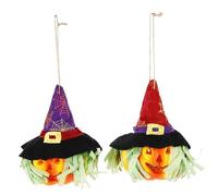 RORPOIR 2 Pz Lanterna Di Zucca Luce Della Zucca Di Halloween Lampada Di Zucca Lampada Da Tavolo Halloween Zucca Appesa Di Halloween Decorazione Della Festa Di Halloween Schiuma