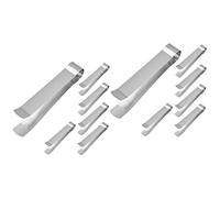 RORPOIR 2 Set Estintore A Taglia Stoppini Infusore Spegni Candele Spegnicandela Pinzetta per Spegnere La Tagliacandele per Uso Domestico Acciaio Inossidabile 6 Pezzi * 2
