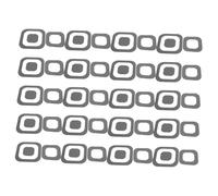 RORPOIR 20 Pezzi Adesivi Antiscivolo per Il Bagno Appliques Non Slip Scale Appliques Non Slip da Bagno Adesivi Antiscivolo per Vasca da Bagno Applique per Vasca da Bagno Domani Grey