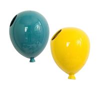 RORPOIR 2Pcs Palloncino In Ceramica Vaso Di Fiori Ciondolo A Parete Per La Casa Appeso A Parete Negozio Di Arredamento Sfondo Decorazione Palloncino Mestiere Decorazione Della Parete
