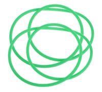 RORPOIR 2pezzi Gruppo Cuscinetto Per Asciugatrice Cinghia Rotonda in Poliuretano Pu Anello Di Tenuta Liscio Design Senza Cuciture Facile Installazione Per Supporto Cuscinetto Tamburo Asciu