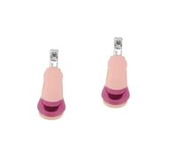 RORPOIR 2pezzi Kit Per La Delle Unghie Per Tronchesino e Pinzette Set Portatile Per Manicure Rosa Per Genitori e Mamme