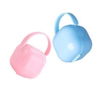 RORPOIR 2pezzi Porta Ciuccio Portatile per Ragazzo Ragazza Ragazza Contenitore per Ciuccio da Viaggio e Facile da Trasportare