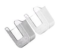 RORPOIR 2pezzi Scatola Per Fazzoletti Da Muro Porta Tovaglioli Trasparente Organizzatore Per Tissue Cucina e Bagno Installazione Senza Foratura Design Elegante e Funzionale