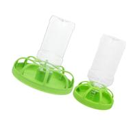 RORPOIR 2sets Mangiatoia per Quaglie e Pollame in Resistente per Piccoli Animali Contenitore Alimentare Spreco Bevitore e Dispenser per Pulcini e Uccelli Facile da Usare e Durevole