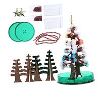 RORPOIR 3 Pezzi Albero di Natale Magico Ornamenti Natalizi Decorazioni Natalizie Natale Albero di Natale Adesivi Natalizi Albero di Natale in Feltro Natale Fai da Te Giocattoli Carta