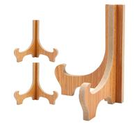 RORPOIR 3 Pezzi Supporti per Piatti da Esposizione in di Rosa da Cavalletti Stabili e Antiscivolo per Cornici Targhe e Vassoi Decorativi da Facili da Montare e Regolabili