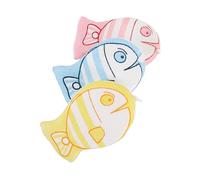 RORPOIR 3 Pz Salvietta Da Bagno Gomma Da Bagno Per Bambini Spugne Da Bagno Per Bambini Spugna Di Luffa Per Bambini Lavaggio Del Corpo 100% Poliestere Nello Intermedio Bambino Carino