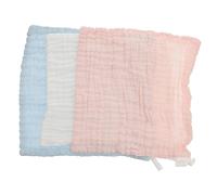 RORPOIR 3pezzi Mussole in Cotone Per Ragazzo Ragazza Ragazza Panni Antiruttino Salviette Per Viso Del Ragazzo Panni Assorbenti Per Bava in Mussola Per Asciugamano Per Sudore