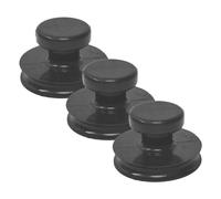 RORPOIR 3pezzi Ventose in Gomma Per Campane Tibetane Comode e Pratiche Forte Potenza Di Aspirazione Adatte Per Campane Sonore e Tibetane Facili Da Installare e Usare