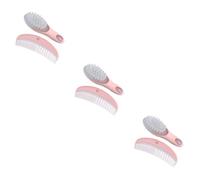 RORPOIR 3sets Spazzole e Pettini Per Kit Per Antistatico Rosa Design Per Del e Della Circolazione Sanguigna