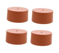 RORPOIR 4 Pezzi di Piccolo Supporto per Albero Finto Ceppo di Legno Supporto per Albero Artificiale per in Plastica per Artificiale Ceppo di Legno