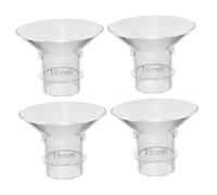 RORPOIR 4 Pz Convertitore Per Tiralatte Inserti Flangiati in Silicone Accessori Per Tiralatte Sostituzioni Inserti Flangiati Kit Inserti Flangia Lavabile Gel Di Silice