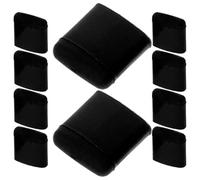 RORPOIR 40 Pezzi Piedini di Plastica Nero per Cestello Friggitrice ad Aria, Accessori Sostitutivi Antiscivolo e Resistenti per Vassoio e Griglia da Cucina