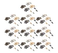 RORPOIR 40 Set Rivetti Teschio in Lega per Scarpe e Abiti, Halloween | Kit di Rivetti Fai, Decorazione Punk Artigianale, Colori Assortiti, Facile da Riporre e Trasportare