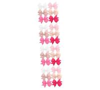 RORPOIR 48 Pz piccoli fiocchi per clip sacchetti barrette fermaglio per con fiocco elastici per con fiocco fermaglio per per ragazze fermagli per