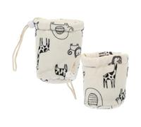 RORPOIR 4pezzi Copribottiglie Per Termico Manicotti Anti- Decorativi Per Lavabili e Riutilizzabili Per Regali e Decorazioni Per