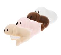 RORPOIR 4pezzi Proteggi Angoli Tavolo in Silicone Animali Forma Di Cane Para Spigoli Anti-collisione Sicurezza Ragazzo Ragazza Ragazza Per Mobili Adatto Scrivanie e Sedie