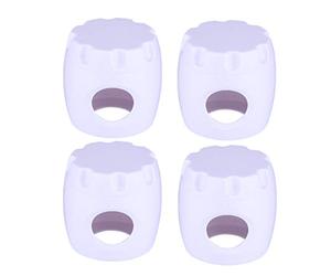 RORPOIR 4pezzi Serratura Di Sicurezza Per Porta Copertura Antiurto Per Pomello Materiale Resistente Facile Installazione Senza Trapano Protezione Per Ragazzo Ragazza Ragazza Da Maniglioni