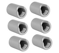 RORPOIR 6 Pezzi Angolo Anticollisione in Silicone Della Portiera Dell'auto Protezioni Angolari Per Scaffali Davanzale Presa Copertina Bloccante Gel Di Silice Light Grey