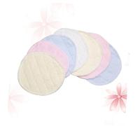 RORPOIR 6pezzi Assorbenti Anti-galattorrea Per Donne Lavabili Per Reggiseno Da Allattamento Protettivi Cotone Ecologico Due Strati Riutilizzabili