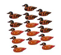 RORPOIR 8 Paia Decorazione Feng Shui decorazioni per camera oggetti decorativi Oggetti Feng Shui decorazioni per la casa anatre di mandarino Figurina per le anatre di nozze resina
