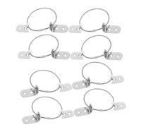 RORPOIR 8 Pezzi Di Ancoraggio Antiribaltamento Per Mobili Kit Di Sicurezza Per Mobili Da Parete Kit Di Staffe Antiribaltamento Ancoraggi Per Cassettiere Da Parete Dispositivo