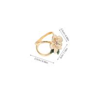 RORPOIR 8pezzi Clip Sciarpa Floreale in Decorazione Ad Anello Per Sciarpa Scialli Cinture e Accessori Per Eleganti