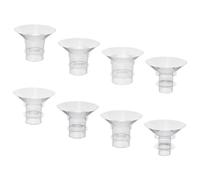 RORPOIR 8pezzi Inserti Per Flangia Per Tiralatte Indossabili Inserti Per Flangia Per Tiralatte Elettrico Per Sostituzione Realizzati in Silicone Robusti Ed Eccellenti Sicuri e Utili