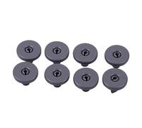 RORPOIR 8pezzi Kit Ruote Cesto Inferiore Grigie Per Lavastoviglie Accessori in Plastica Durevole Ricambi Compatibili Per Sostituzione Facile e Resistente
