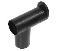 RORPOIR Accessorio per Appendiabiti Giunto Angolo Retto Nero, Supporto Terminale per Asta Armadio, Tappo Terminale per Gruccia, Kit per Stendibiancheria Interno ed Esterno, Montaggio