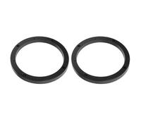 RORPOIR Adattatore Distanziale Altoparlante Auto 6,5 Pollici Plastico Nero | 2 Pezzi, per Porta Auto e Impianto Audio, Anello di Montaggio