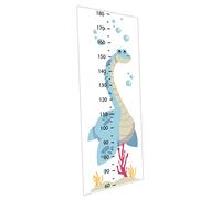 RORPOIR Adesivo Da Parete Con Grafico Dellaltezza Dei Dinosauri Dei Cartoni Animati Per La Decorazione Della Cameretta Dei Bambini Facile Da Applicare.