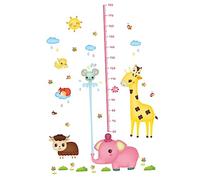 RORPOIR Adesivo Murale Per Misurazione Decorazione Murale Per Camerette Pvc Per Scuole e Nidi