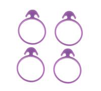 RORPOIR Anelli Sigillatura per Sacchetti À Poche Decorazione Torte Elastici 3,2x2,5x0,4 Cm 24 Pezzi Accessori per Pasticceria Uso Professionale e Casalingo