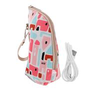 RORPOIR Borsa Isolante Usb Scalda Pappa Da Viaggio Portatile Custodia Termica Per Mantenere Caldo Latte Tè Adatta Per Auto e Interni