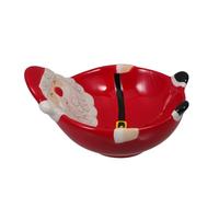 RORPOIR Ciotola in Ceramica di Babbo Natale Contenitore Decorativo per Servire La Frutta per La Festa di Natale Famiglia Hotel Ristorante