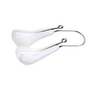 RORPOIR Clip Modellatore Naso in Silicone Bianco per Sollevamento e Correzione Ponte Nasale senza Influire Sul Mangiare per Donne e Ragazze