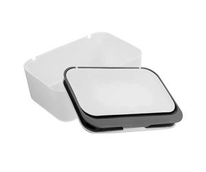 RORPOIR Contenitore Portatile Per Salviette Umidificate E Asciutte Per Neonati Contenitore Per Salviette Da Viaggio Grigio