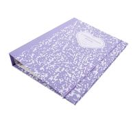 RORPOIR Copertina per Raccoglitore a 6 Anelli A5 Ricaricabile Cartella Portadocumenti Multifunzione per Planner e Blocco Note per Ufficio e Uso Personale Colore Viola