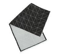 RORPOIR Copertura Protettiva Per Frigorifero in Lino Antipolvere Lavabile Per Frigorifero Con Tasche in Lino Da Cucina Facile Da Pulire 30x90 Pollici A Neri
