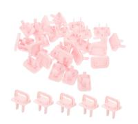 RORPOIR Coperture di Sicurezza per Prese Elettriche 30 Pezzi in Pp Rosa per Protezione Ragazzo Ragazza e Prevenzione Incidenti Elettrici