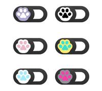 RORPOIR Coperture Privacy Webcam 6 Pezzi ABS Protezione Fotocamera | Dispositivi Webcam e Tablet, Non Ostacola la Chiusura Portatile, Anti-sguardo Indiscreto