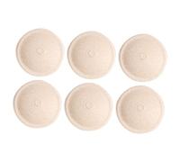 RORPOIR Coppette Assorbilatte Riutilizzabili Per L'allattamento Al Seno, in Spugna e Cotone Triplo Strato Assorbente, Anti-perdite e Lavabili, Protezione Dal Dolore Per Mamme, Confezione Da 6 Pezzi