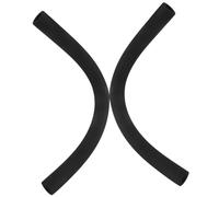 RORPOIR Coprimaniglia Per Passeggino in Spugna Nera 2 Pezzi, Manicotto Copribarra Per Maniglia Passeggino, Protezione Antiscivolo e Facile Da Installare Per Carrozzine e Passeggini