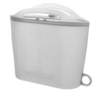 RORPOIR Custodia Creatore Macchina Riutilizzabile Copertura Per Microonde Per Alimenti Piroscafo Contenitori Per Il Pranzo Borsa Del Pane Ricaricabile Prodotto Silicone Alimentare Grey