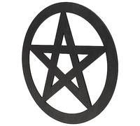 RORPOIR Decorazione Legno Pentacolo Per Altare Elemento Sacro Legno Per Pratiche Spirituali e Yoga Versatile Per Casa e Ambienti Sacri