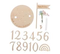 RORPOIR Disco Per Neonato Cartello Con Foto Per Neonato Disco Mensile Segnali Per Il Mese Del Neonato Set Per Neonato