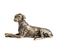 RORPOIR Fermacarte in Rame a Forma Di Cane Maculato Vintage, Peso Lettera Da Scrivania Liscio e Delicato Per Calligrafia e Pittura, Utile Per Mantenere La Carta in Piano e Ordinata